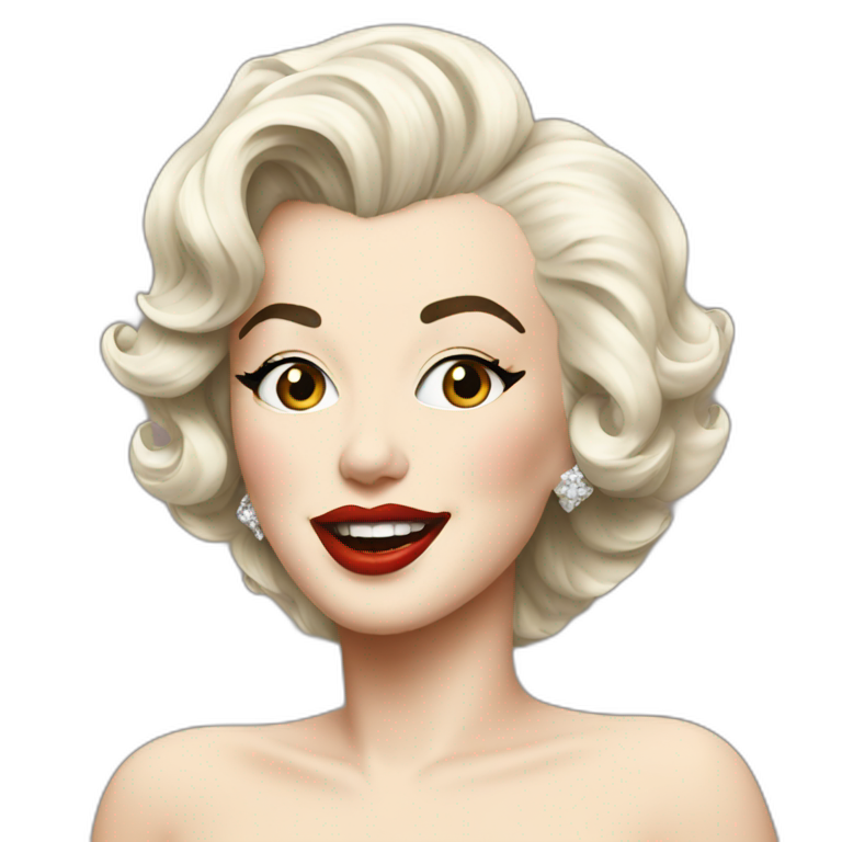 Marilyn monroe Face Sticker