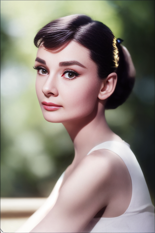 Audrey Kathleen Hepburn-Ruston Face Sticker